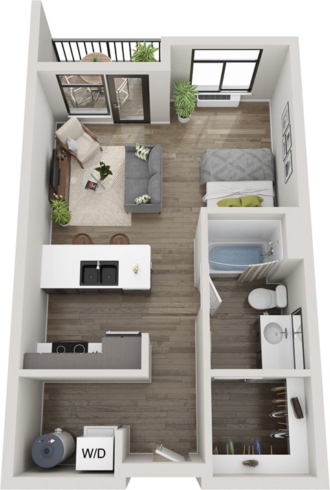 701 N. Phillips Ave. Studio-2 Beds Apartment, Loft, Downtown Sioux Falls for Rent - Photo Gallery 54